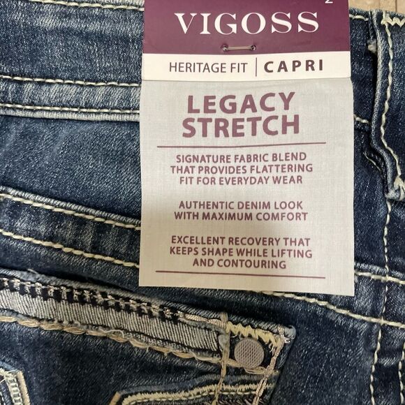 New with tag Vigoss Heritage Capri jeans suze2/L25 - Picture 11 of 11